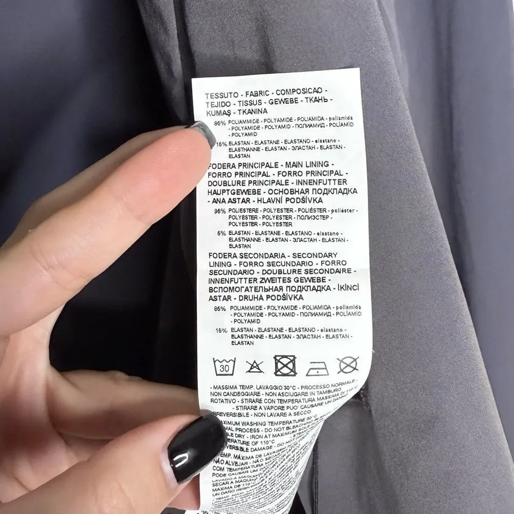 NWT Armani Collezioni Dark Gray Blazer Size 48